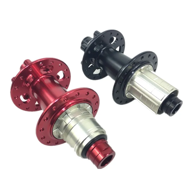 

Powerway M81 rear hub Mountain bicycle PFH-M81 J-hook Aluminum Alloy MTB XC AM disc brake hub O.L.D 142mm 32 holes black red