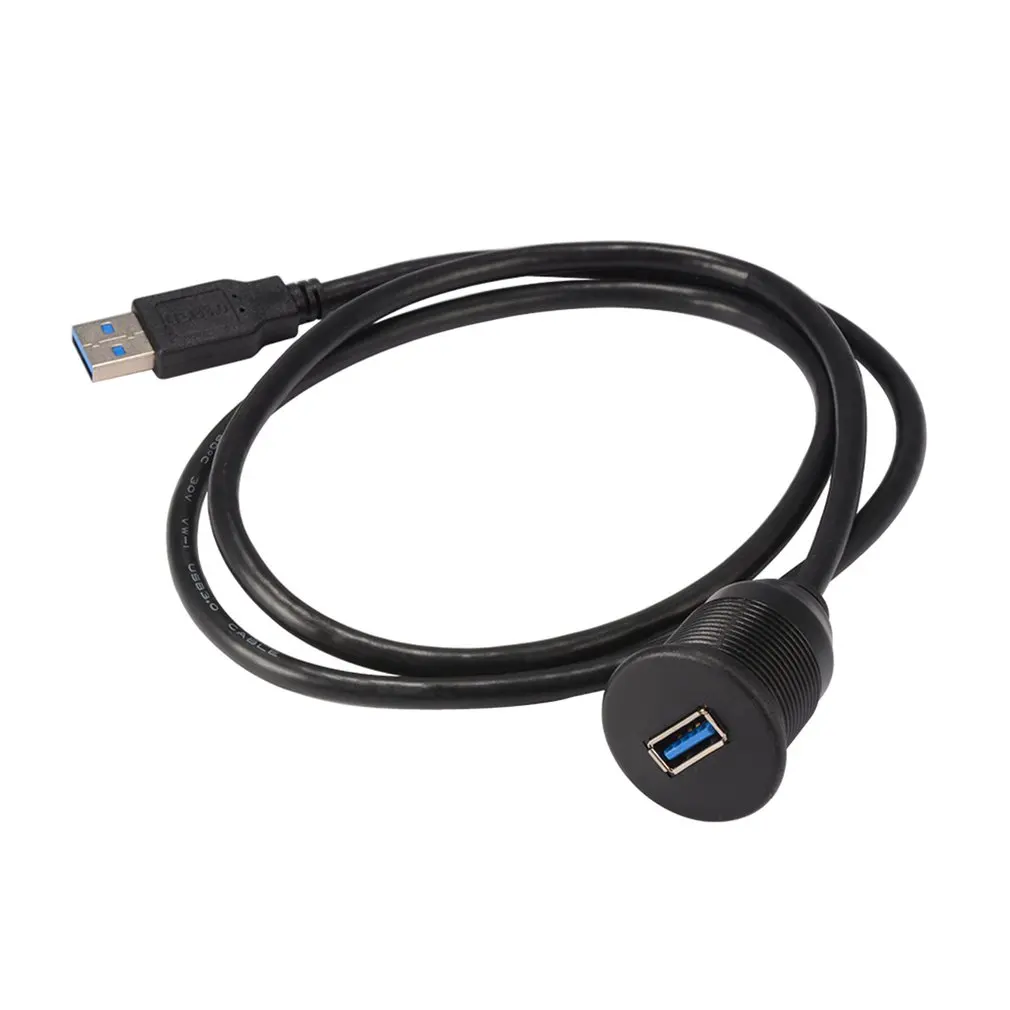 1 метр USB 3 0 Dash флеш крепление Удлинительный кабель для мужчин и женщин панель