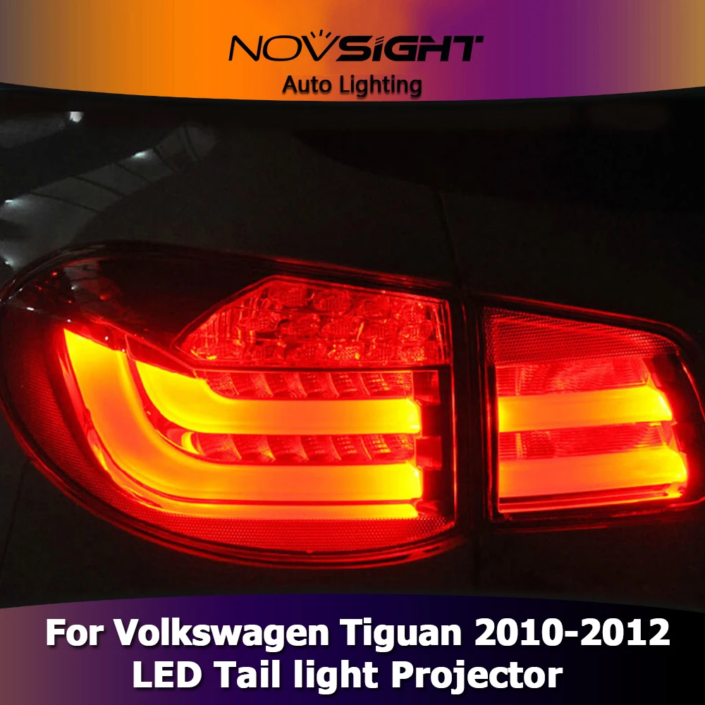 NOVSIGHT 1 пара проектор фары освещение для Volkswagen Tiguan 2010-2012 DRL диаметр изделия 4 дюймов поворотные сигнальные фары лампы