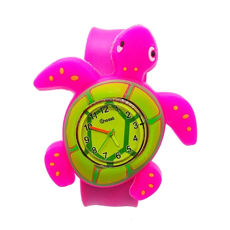 1 шт./лот,, хорошее качество, силиконовые детские часы, детские часы для команды животных, детские часы для девочек и мальчиков, студенческие часы - Цвет: Цвет: желтый