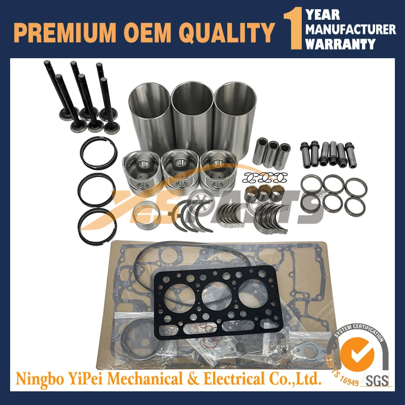 D1101 DH1101 A Overhaul Rebuild kit For Kubota Engine L245 L2201