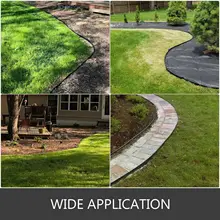 VEVOR – bordure de pelouse en acier 40x6/40x8 pouces, bordure de paysage en métal, chemin Flexible en acier galvanisé