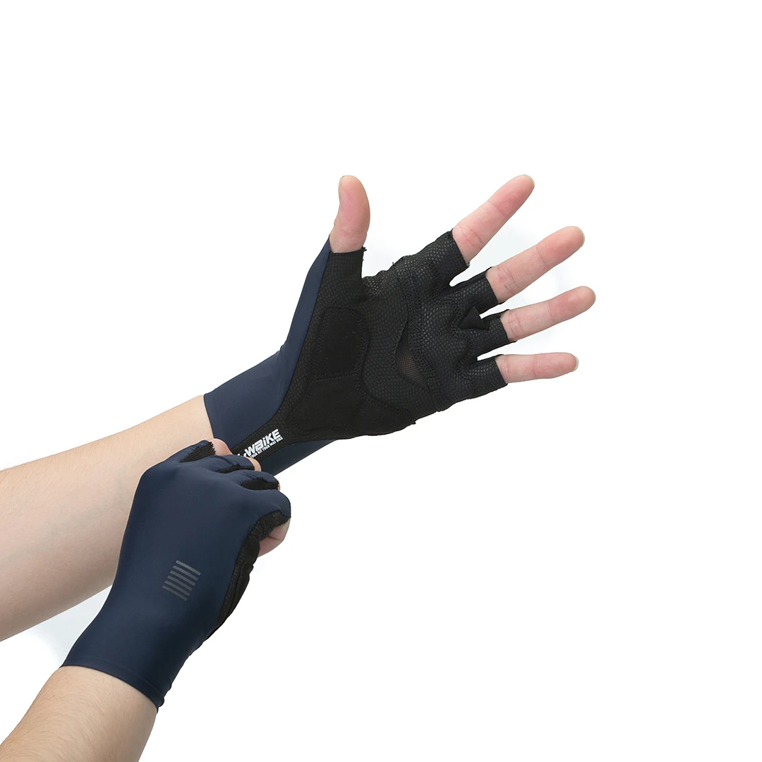 YKYWBIKE Fahrradhandschuhe für Herren und Damen, Halbfinger-Outdoor-Sporthandschuhe, Sommer-Rennrad-Handschuhe mit XRD-Polsterung – Detail 7