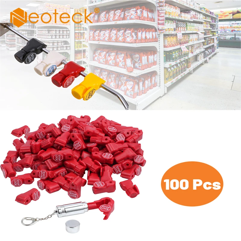 Противоугонный замок Neoteck 100 шт. с магнитным замком 6 мм|Замки| |