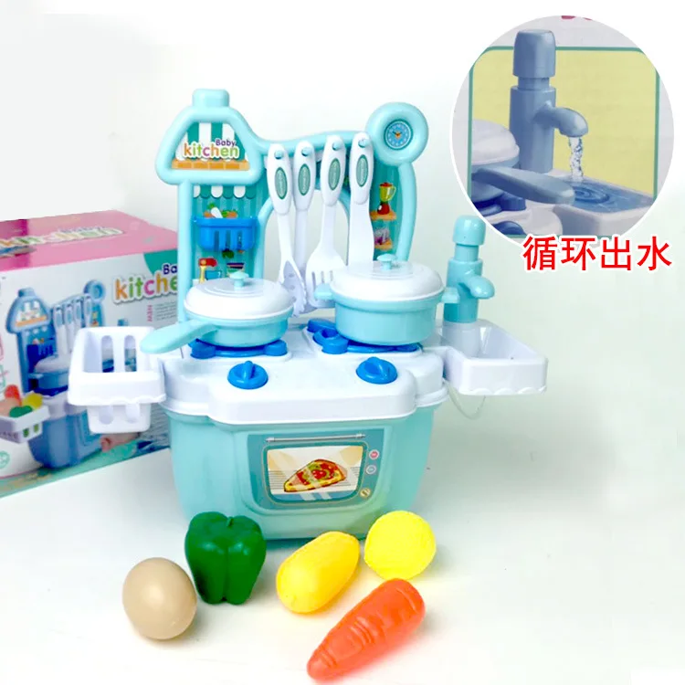 

Children Play House Kitchen Toy GIRL'S And BOY'S Cooking Cook Kitchenware Tableware Kids Toy Set