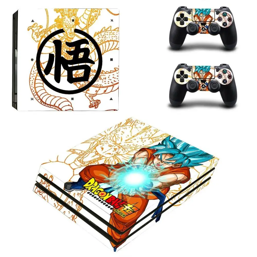 Dragon Ball Super PS4 Pro Stickers Play station 4 Skin Sticker Decal Cover For PlayStation 4 PS4 Pro Console& Controller Skins