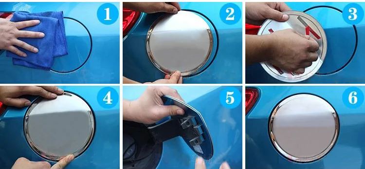 Lsrtw2017 для Toyota Rav4 крышки топливного бака автомобиля крышка планки Декоративные интерьерные аксессуары 2013