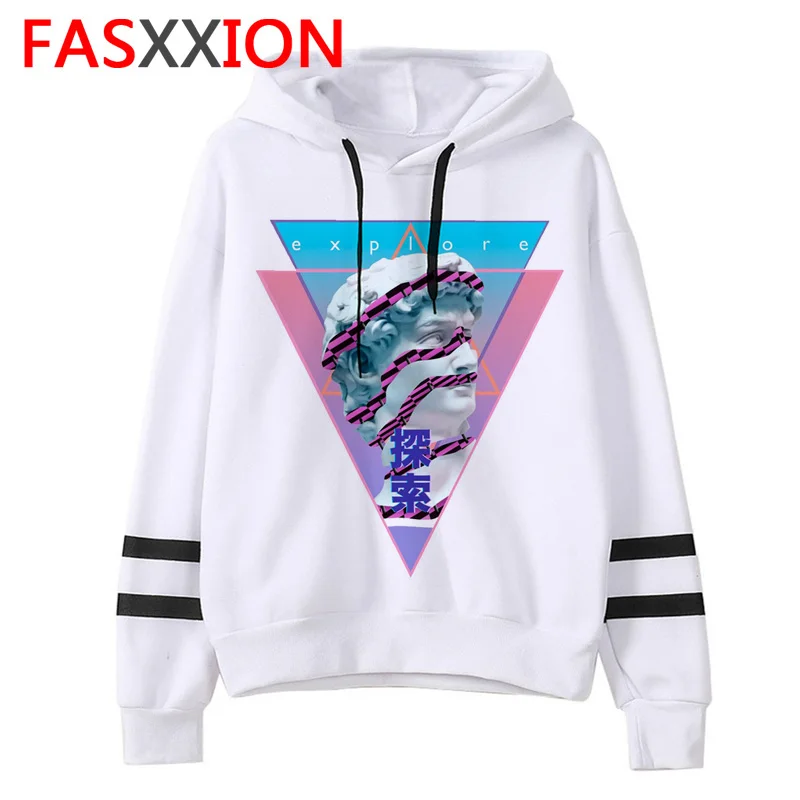 Vaporwave японского аниме толстовки мужские/женские Забавный Топ ulzzang Толстовка Эстетическая Повседневная модная гранж мужская одежда - Цвет: 733