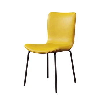 

Nordic dining chair simple backrest light luxury home small apartment leisure stool net red cafe