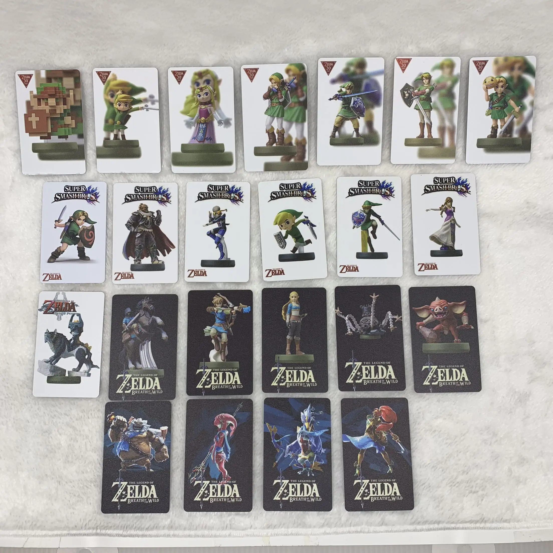 23pcs standard card 23 шт./лот Zelda Коллекция игр монета NFC карта новая установка данных NS переключатель тег для amiibo мини Стандартная карта Ntag215 тег - Цвет: 23pcs standard card