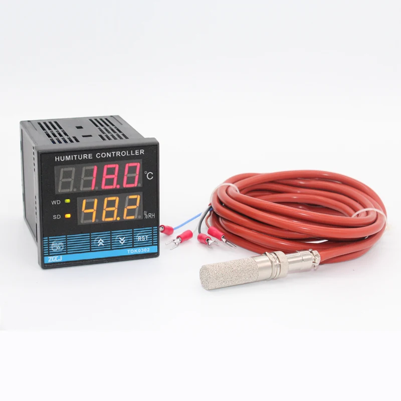 TDK0302TemperatureandhumiditycontrollerwithSiliconecablesensor