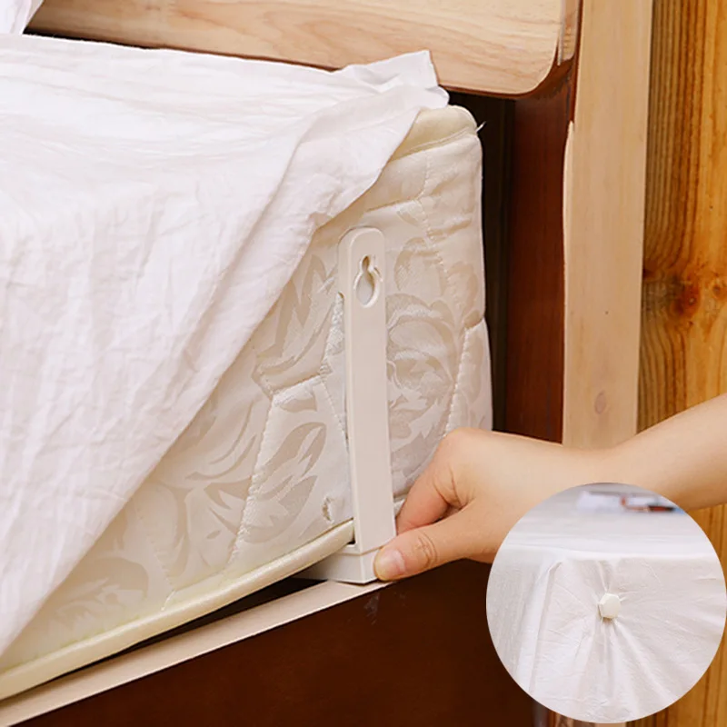 

4pcs Bed Sheet Clip Coverlet Sheet Holder Slip-Resistant Fixing Clip Holders Clamps Mattress Fasteners Grippers Holder