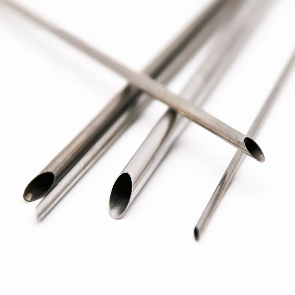 Polymer Clay Tools Pottery Sculpting Tools 6pcs Stainless Steel Pottery Puncher Sculpture Modeling Full-circle Perforated Purple Sand Pot Making Tool