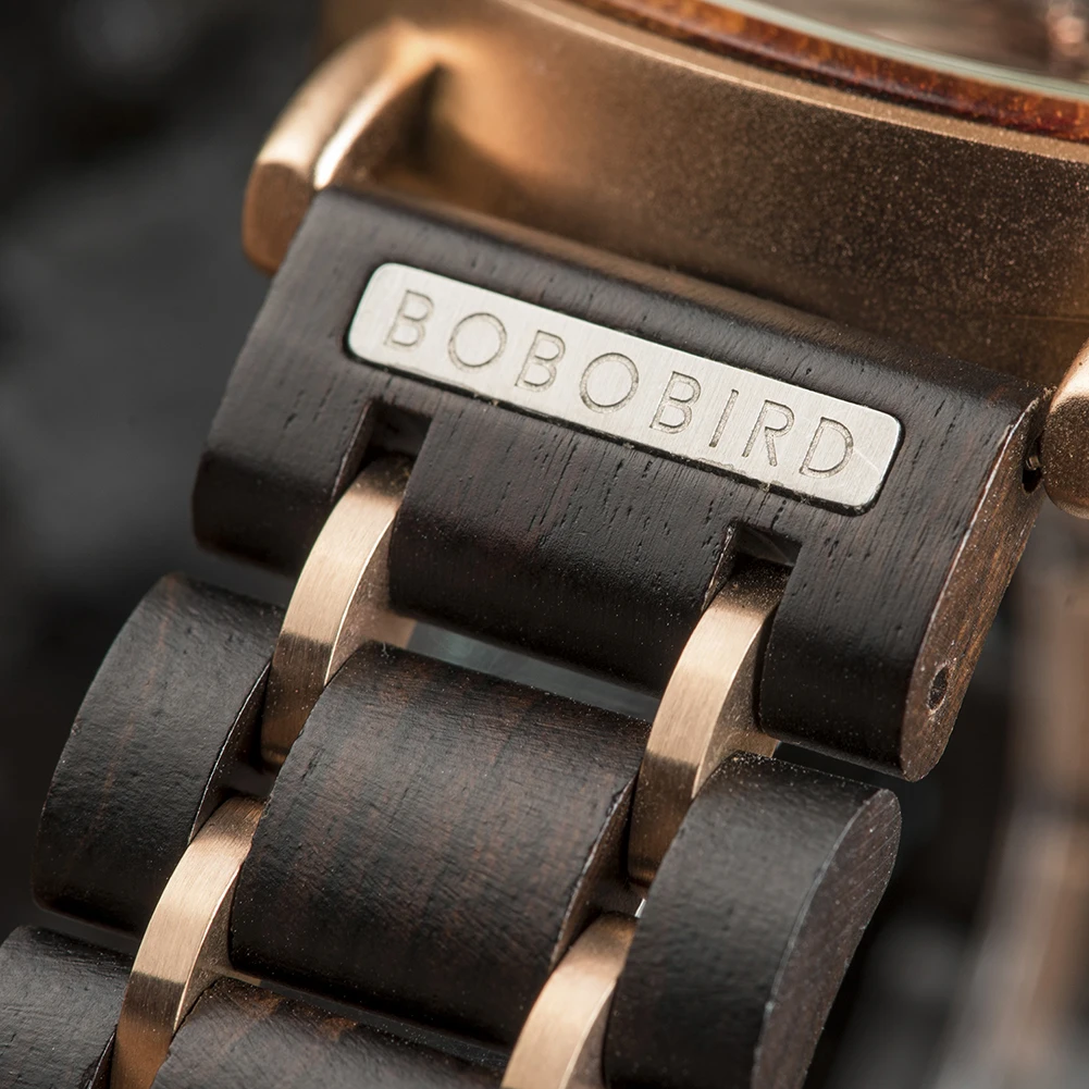 Relogio Masculino BOBO Bird деревянные часы Мужские кварцевые часы военные водонепроницаемые наручные часы светящиеся ручные часы с деревянной коробкой подарок