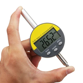 

IP54 Digital Indicator 0.01mm Range 0-25.4mm Digital Dial Test Indicator Precision Gauge Waterproof AH35 Dial Indicator Gauge