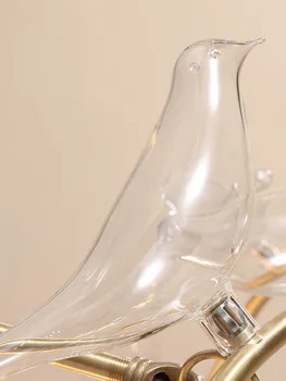 

American Pendant Lamp Led Living Room Bedroom Dining Room Nordic Modern Pendant Light Copper Loft Fixtures Kitchen Lighting