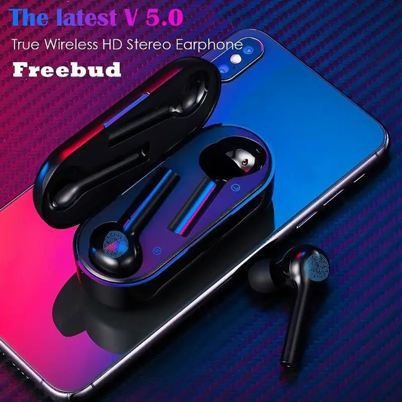 JS18 TWS Bluetooth наушники HIFI стерео Бас объемный смарт сенсорный TWS наушники IPX4 водонепроницаемые спортивные наушники для Xiaomi iPhone