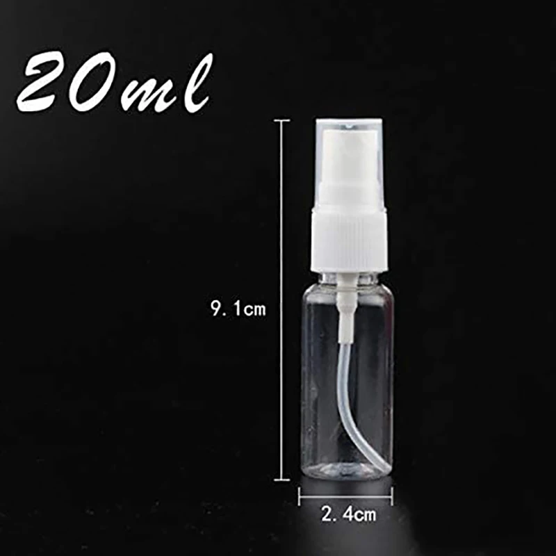 60Pcs 20Ml Portable Small Transparent Plastic Empty Spray Bottle Refillable Bottles 60Pcs 20Ml Portable Small Transparent Plastic Empty Spray Bottle Refillable Bottles