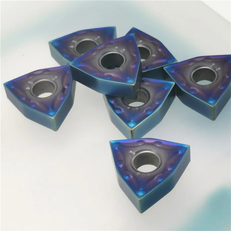 

20PCS WNMG080404 WNMG 080404 High hardness Nano blue coating CNC machine tool lathe accessories