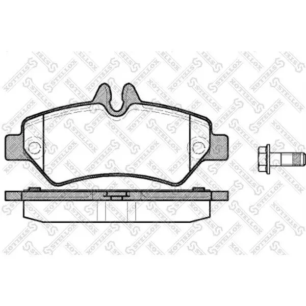 Колодки дисковые задн. \MB Sprinter 209CDi-324CDi, VW Crafter 30