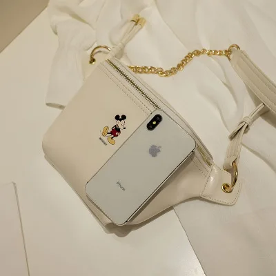 Disney мультфильм Микки Маус Модный женский ремень сумка-мессенджер Женская сумка через плечо мини поясная сумка нагрудная сумка
