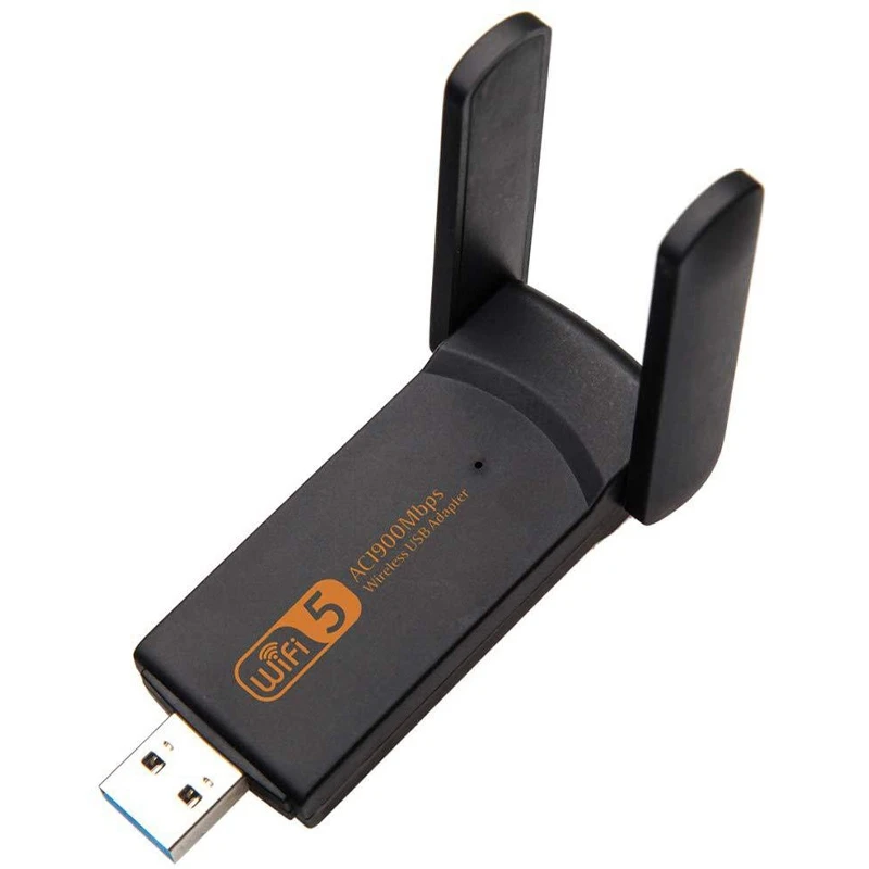 USB WiFi адаптер 1900 Мбит/с двухдиапазонный 2 4G/5 8G беспроводной мини беспроводная