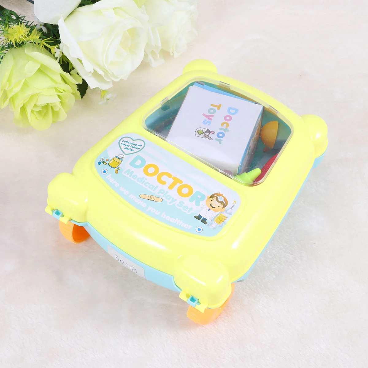 8pcs Children's Portable Suitcase Educational Simulation Equipment Set Pretend Play Toy(302B Random Color） | Игрушки и хобби