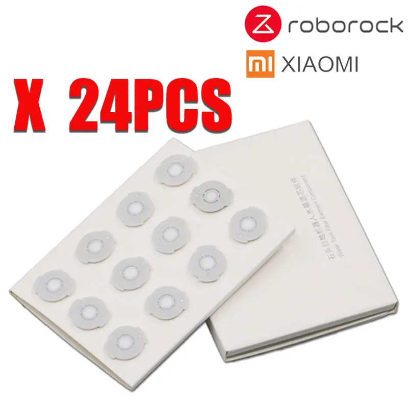 24pcs Подходит для Xiaomi Roborock S50 S51 S5 S55 робот пылесос 2 запасные части комплекты тряпка для уборки резервуар для воды фильтр для замены - Цвет: 24pcs