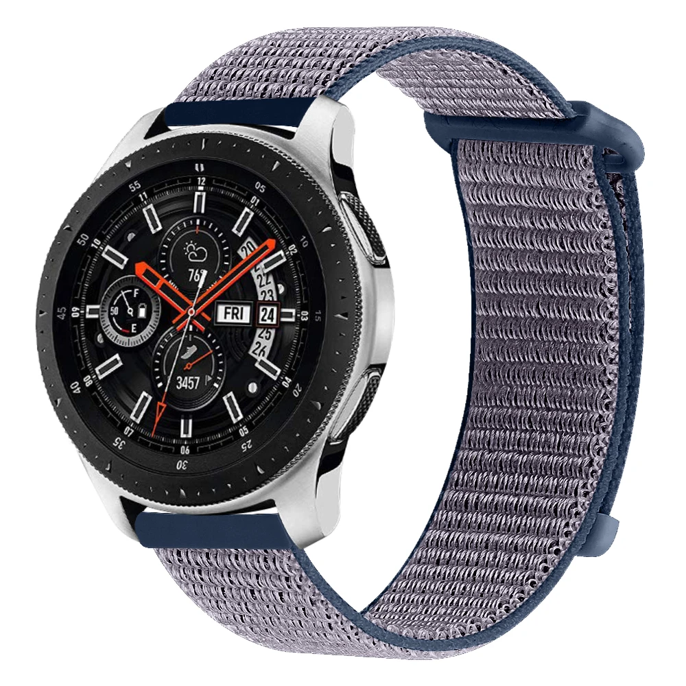 Navy Ремешок-браслет для samsung Galaxy Watch 46 мм Смарт-часы ремешок для часов 46 мм Досуг нейлоновый браслет для samsung Galaxy ремешок для часов - Цвет: Navy