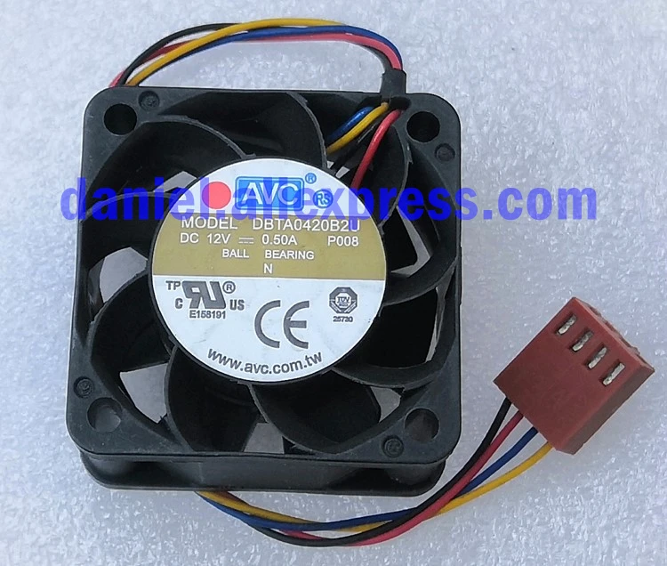 

Original DBTA0420B2U 12V 0.50A 4020 4-wire speed regulation 4cm violent high speed and large air volume