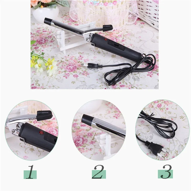 Высокое качество ЕС Plug Pro объем волос Curl Щипцы для завивки волос из нержавеющей стали для завивки волос Waver Maker Лидер продаж