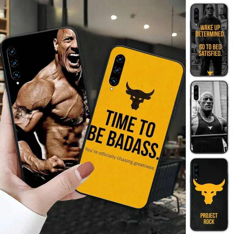 Черный мягкий чехол для телефона The Rock Dwayne Johnson Huawei Honor 7A 8s 8x 9X 9 10 20s 20 Lite V 30 PRO PLAY |