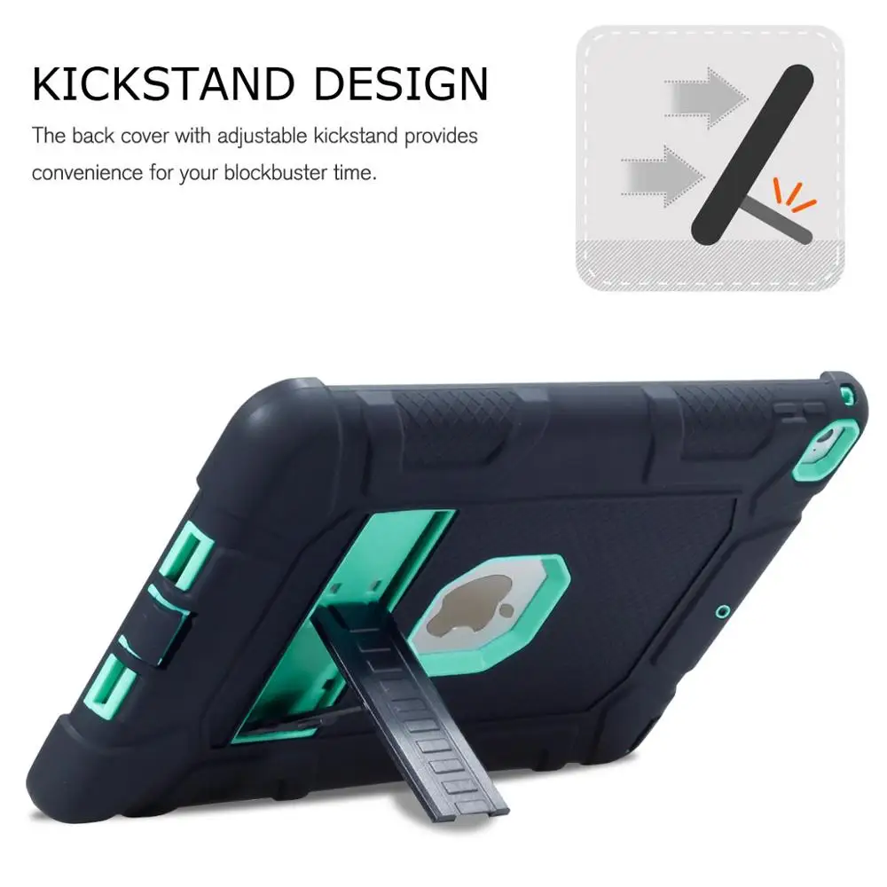Case da Tabuleta para Apple Resistente à Prova de Choque Segura para Ipad 1674 A1675 Suporte Duro Criança Capa Funda Pro 9.7 2020 A1673 - Imagem 2