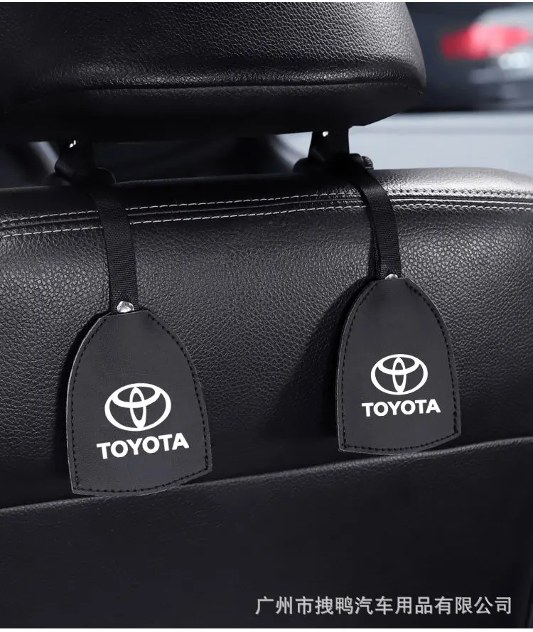 

Fashion NEW Car Styling Multifunction hook up Car Seat Back Hooks Hangers For Toyota Crown Reiz Corolla Camry Car Accessories