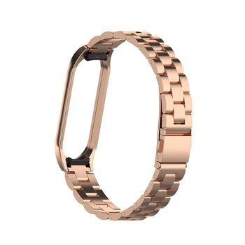 

Sports Smart Watch Bracelet Daily Stainless Steel Easy Install Adjustable Magnetic Wrist Strap Fixed Replacement For Mi Band 4