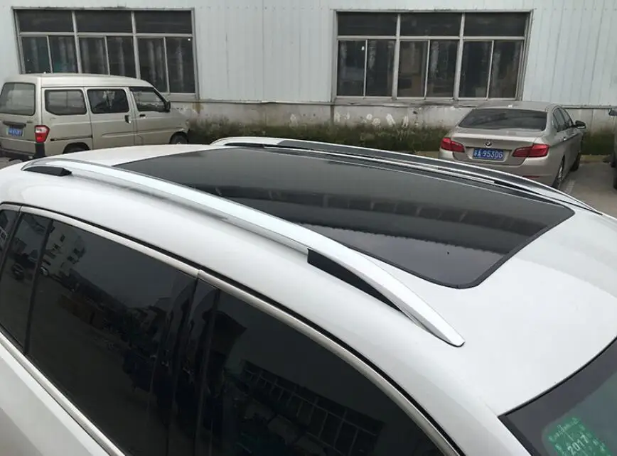 High quality Stainless steel Roof Racks Luggage Rack Fits For Volkswagen Tiguan 2012 2013 2014 2015 2016 2017 2018