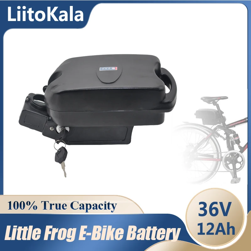LiitoKala 36V 12Ah Original Frog Ebike Battery City bike Mountain Bike
