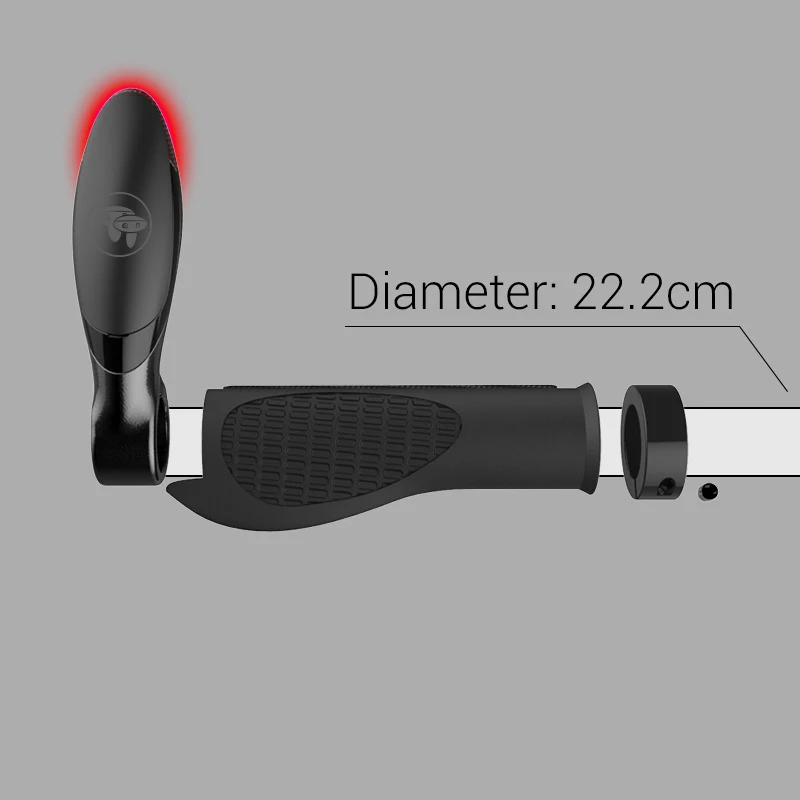 Поворотный фонарь Упоры для рук на руль велосипеда MTB дорожный руль концы свет красный фонарь для велосипеда водонепроницаемый велосипед бар концы баренды 22,2 ручки для велосипеда запчасти