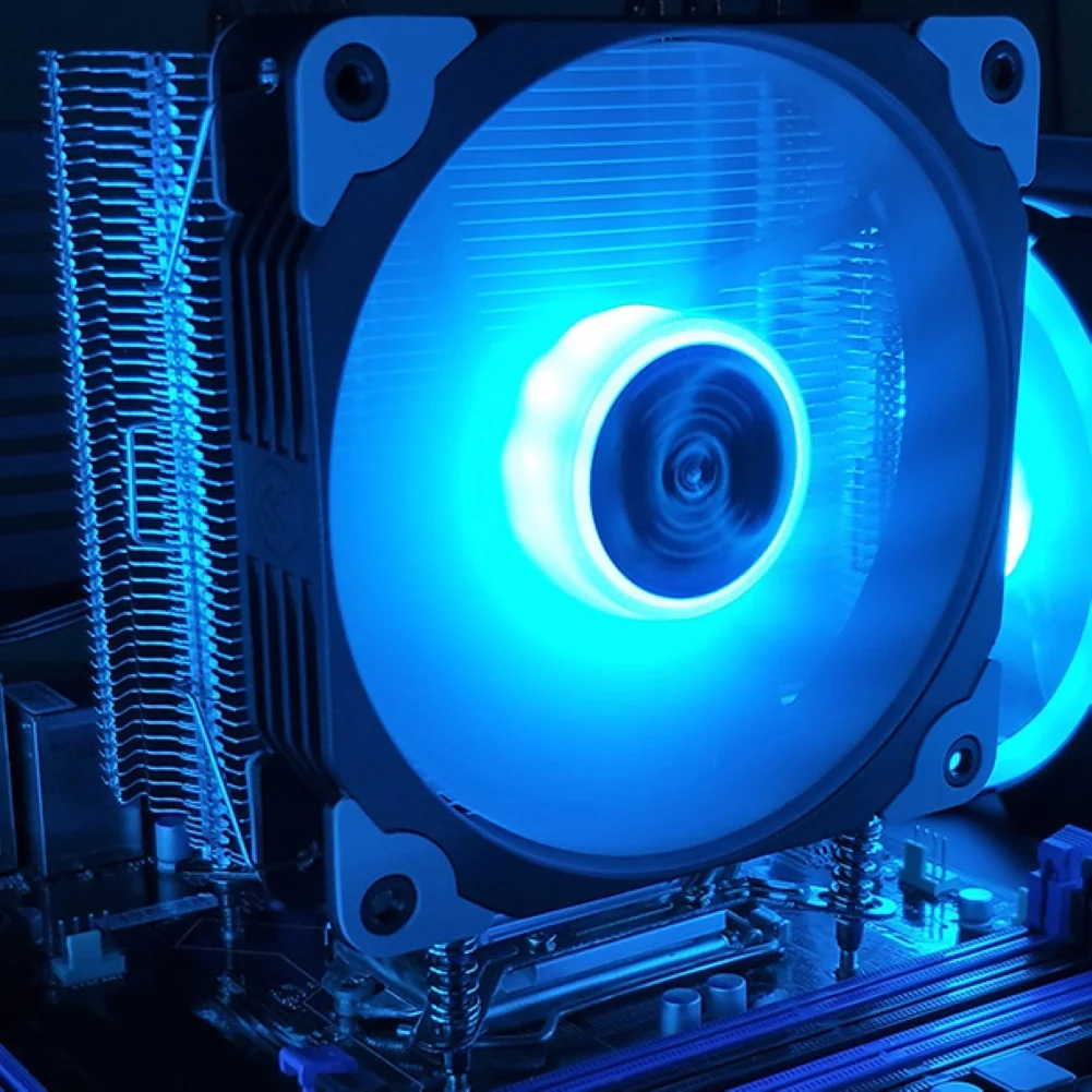 Кулер для процессора высокое качество 5 тепловых трубок RGB светодиодный светильник кулер охлаждающий вентилятор Радиатор для настольного компьютера чехол кулер для процессора аксессуары