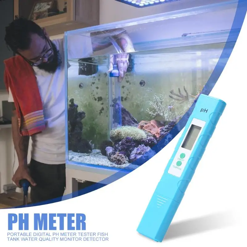 Цифровой lcd рН-метр, ручка, высокоточный рН-тестер для аквариума, бассейна, воды, вина, мочи, автоматическая калибровка