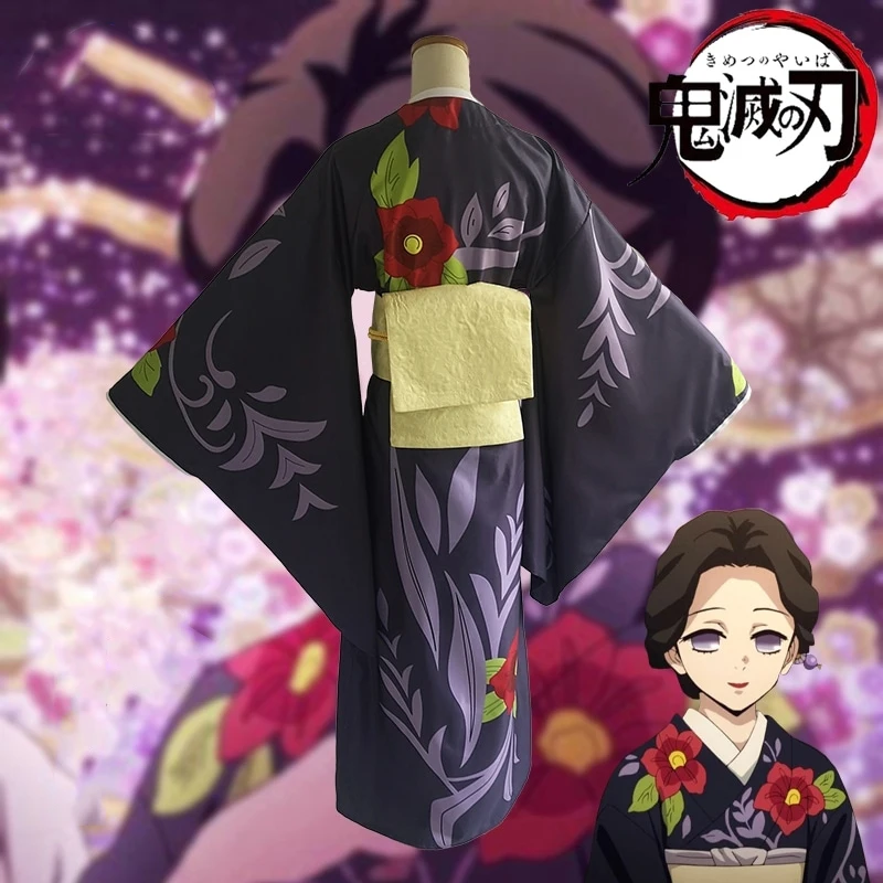 Аниме Комикс убийца демона Kimetsu no Yaiba Косплей костюмы Тамайо косплей костюм женское кимоно униформа одежда костюмы платья