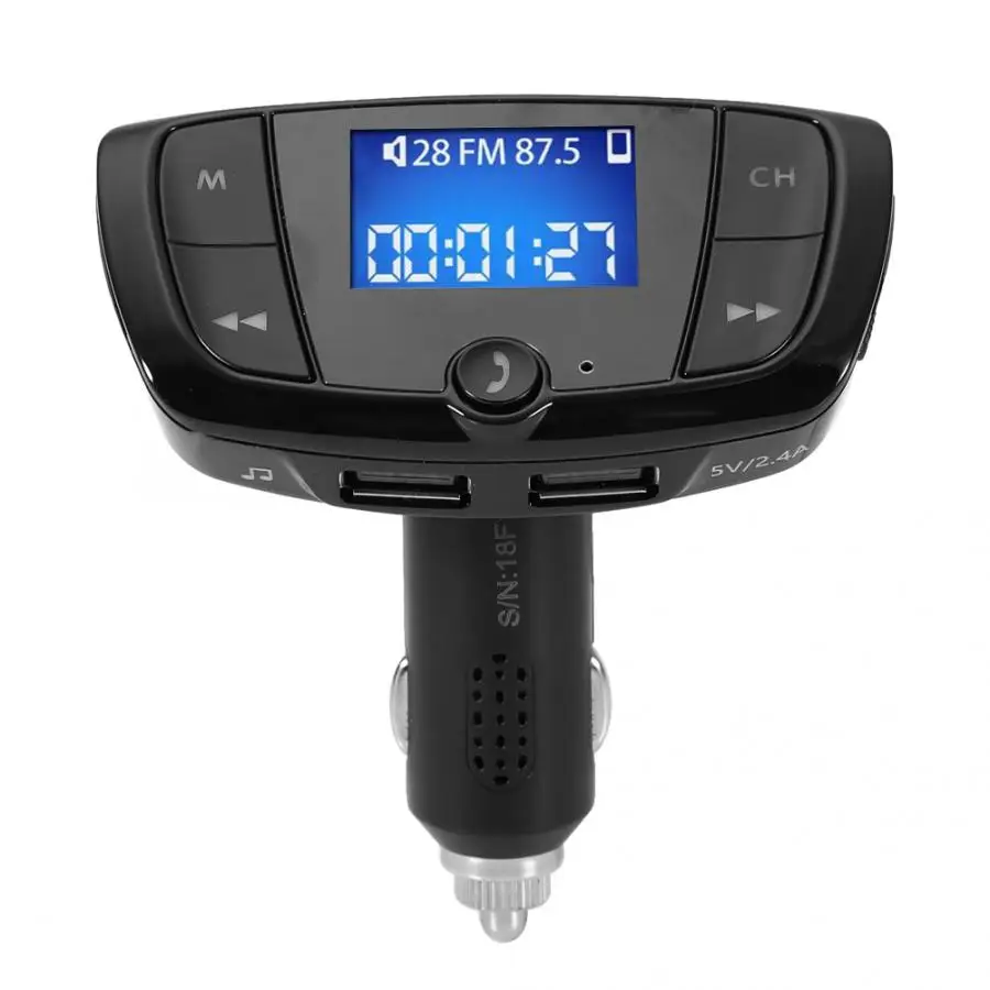 5 V/3.1A двойной USB быстрая зарядка автомобиля Char ger BT Hands-free fm-передатчик MP3-плеер автомобильный комплект FM verici araba aksesuar