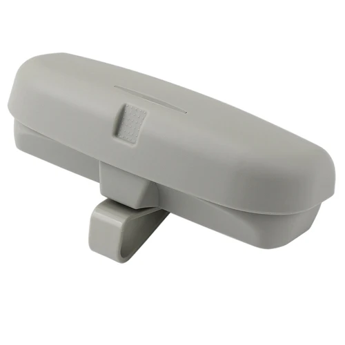 Single Clips Gray Держатель для автомобильных очков Чехол автомобильные солнцезащитные очки футляр для хранения держатель для карт для Audi Q2 Q3 Q5 SQ5 Q7 A1 A3 S3 A4 A6 A7 S6 S7 S4 RS4 A5 S5 - Название цвета: Single Clips Gray