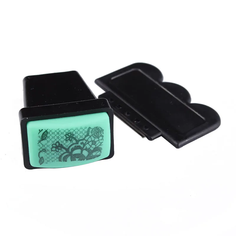 

BIG Rectengular Nail Rubber Stamp & Metal Scraper XL Square Stamper / Polish Image Design Stamping Plate Print Templat #018