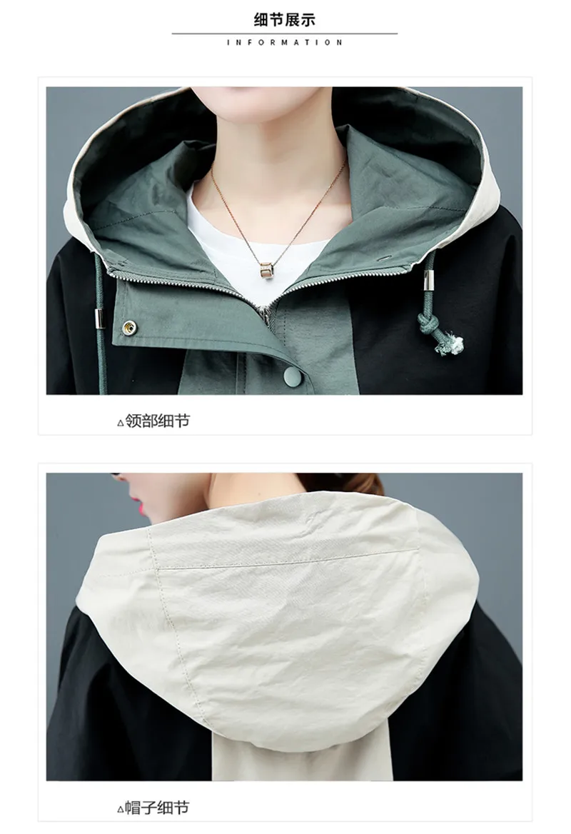 Ветровка женская с капюшоном демисезонная батальных размеров|Плащи и тренчи| |