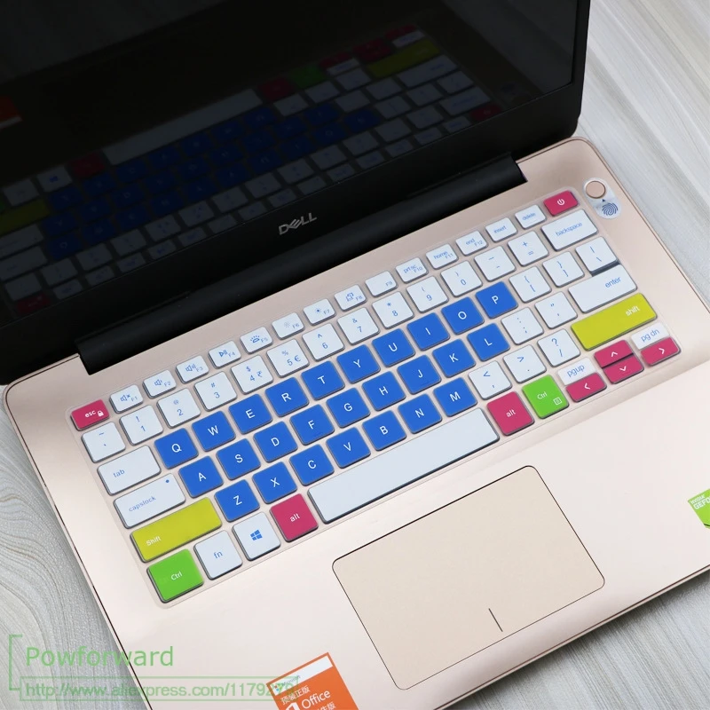 candyblue Для Dell Latitude 3300 3301 Dell Inspiron 14 5490 7490 7391 5498 5493 5493 5498 ноутбук клавиатура защитная крышка - Цвет: candyblue