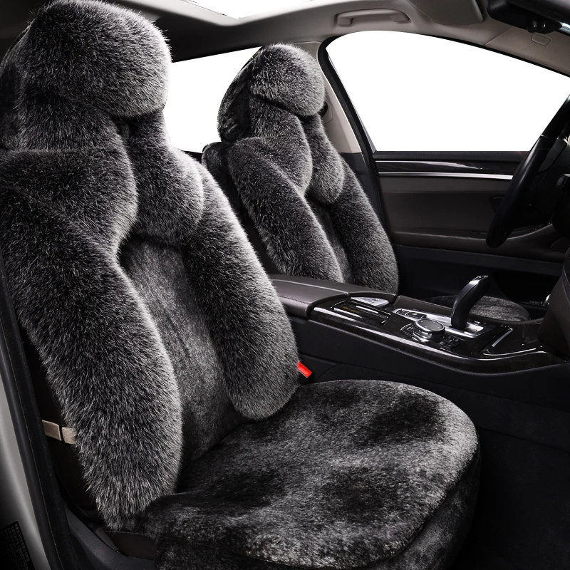 Высокое качество Длинные шерстяные искусственные Far автомобильные чехлы для сидений универсальные для Toyota corolla chr auris wish aygo prius для Avensis Camry 40 50