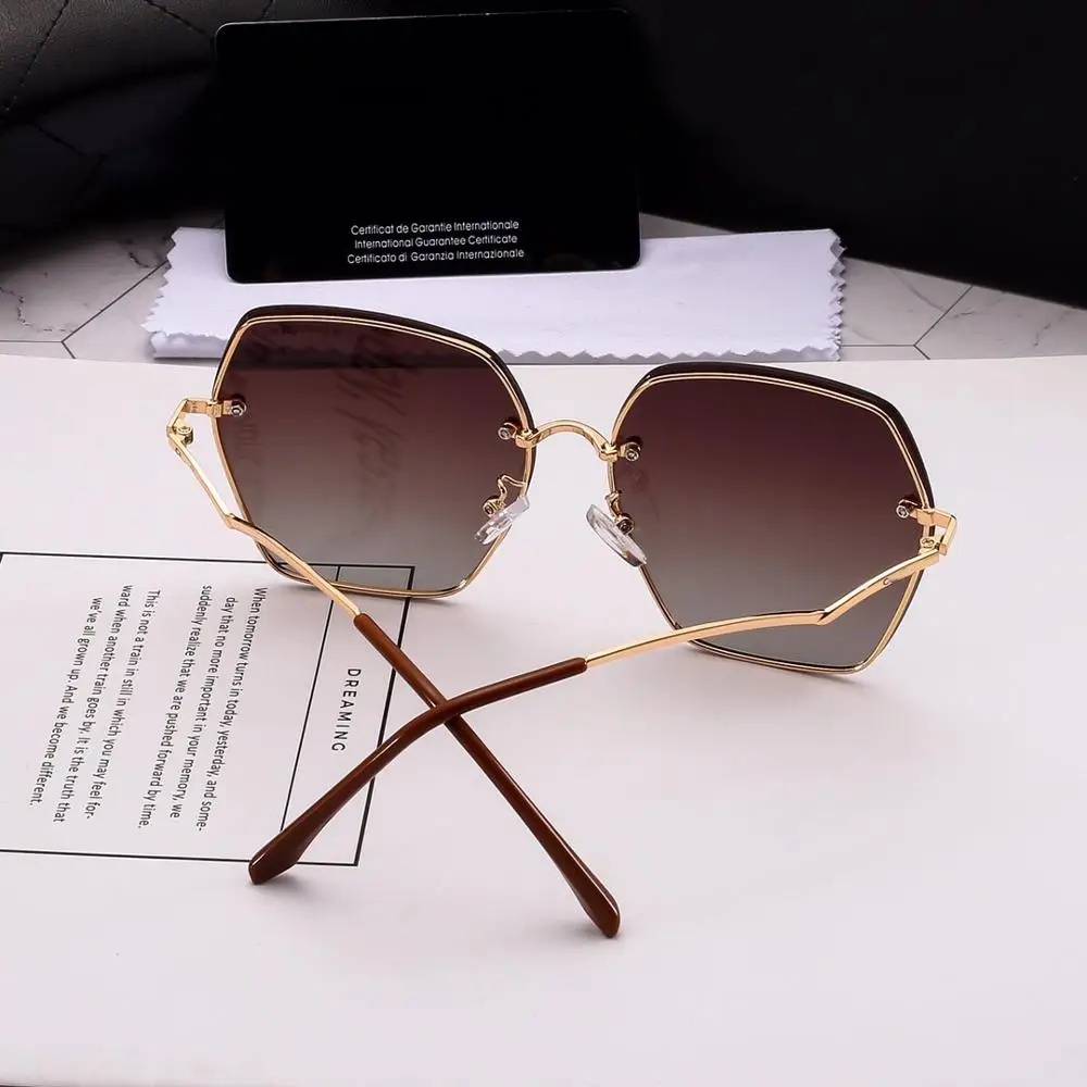 Многоугольный Солнцезащитные очки женские Ретро квадратные металлические солнцезащитные очки мужские брендовые дизайнерские шестигранные очки индивидуальная оправа UV400