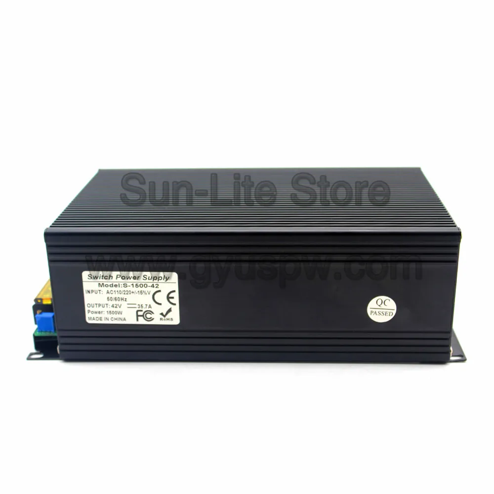 42V 1500W универсальный импульсный источник питания Трансформаторы 110V 220V AC DC42V SMPS для сот, радио освещение ЧПУ маршрутизатор