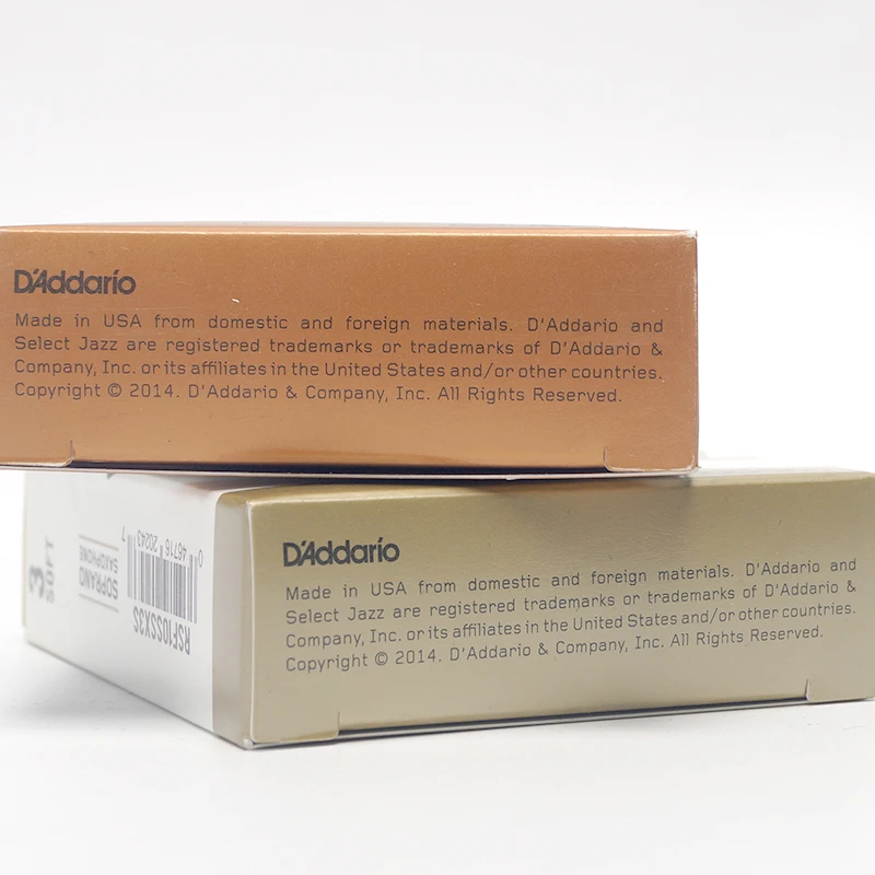 Saxophone Reeds D&rsquo;Addario RICO Eb alto Bb tenor soprano SELECT JAZZ UNFILED and FILED